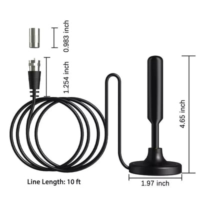 300 Miles Upgraded TV Antenna Digital HD Antenna Indoor HDTV 1080P 4K Long Range